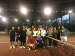 国柱所网球交流比赛